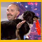 Tony Hoard And Rory The Air Dog